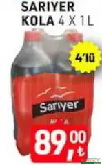 SARIYER KOLA 4X1 L fiyat ve kampanya bilgisi